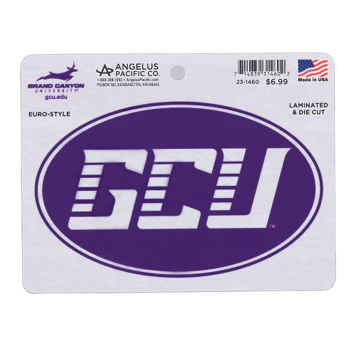 Purple GCU Oval Decal