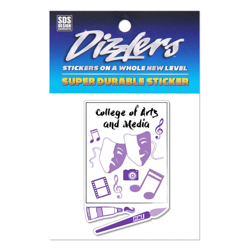 Dizzlers College of Arts and Media Decal