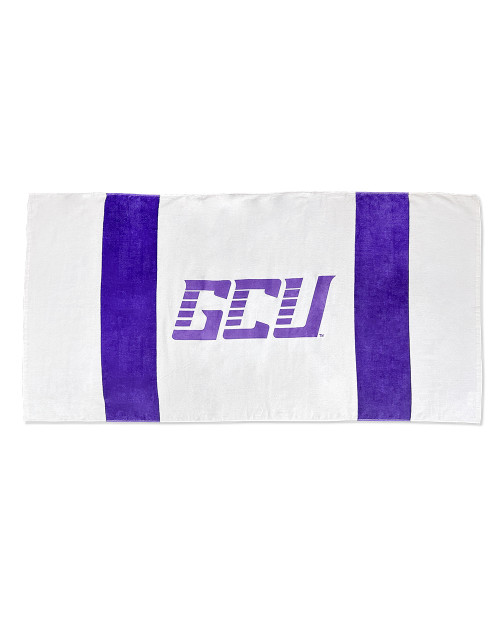 Beach Duds White GCU Beach Towel