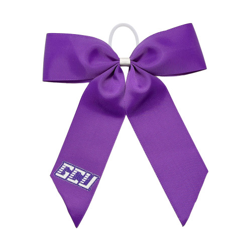 USA Licensed Bows & Accessories Purple GCU Glitter Large Hairbow
