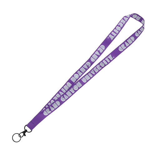 Spirit Products Purple Grand Canyon University Block Letter Lanyard