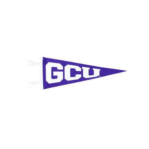 6" x 15" Purple GCU Horizontal Pennant