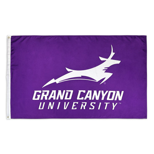3' x 5' Purple Running Lope Grand Canyon University Flag