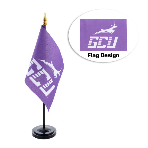 Sewing Concepts Purple GCU Desk Flag