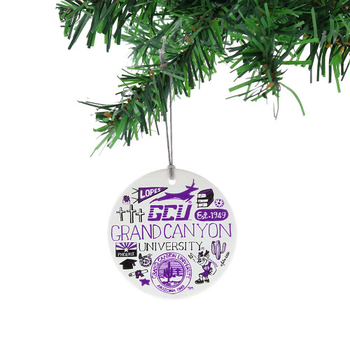 Julia Gash Multi-Logo Ceramic Ornament