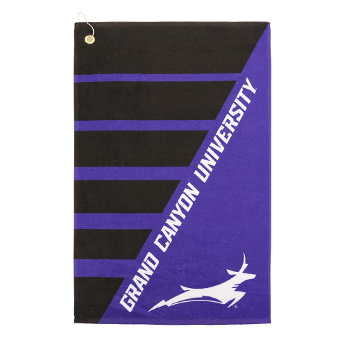 WinCraft Purple and Black GCU Golf Towel