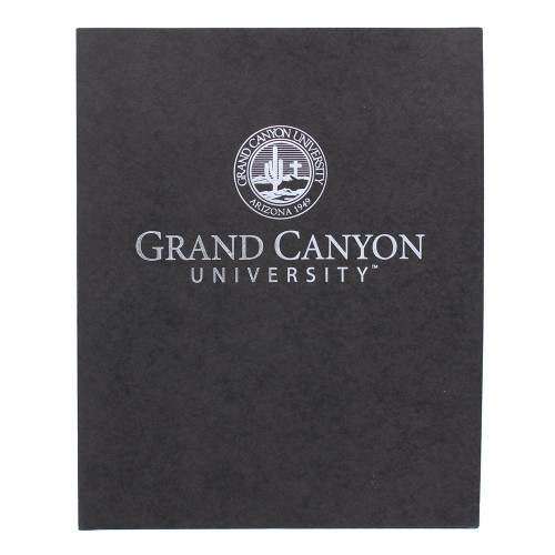 Black Grand Canyon University Seal 2 Pocket Folder