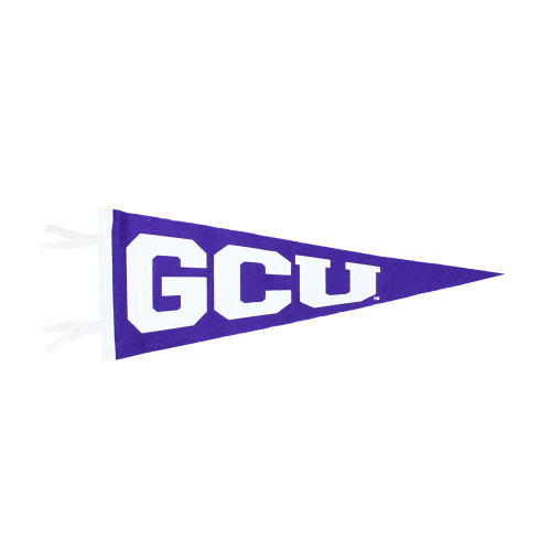9" x 24" Purple GCU Horizontal Pennant