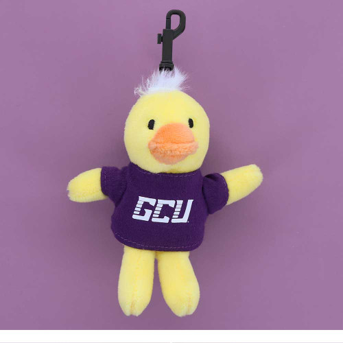 Mascot Factory Yellow GCU Duck Plush Keychain