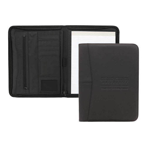 Grand Canyon University College of Doctoral Studies Black Zippered Padfolio Grand Canyon University College of Doctoral Studies Black Zippered Padfolio