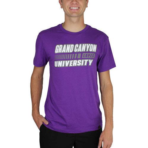 Image One Men's Purple Grand Canyon University Lopes Tee