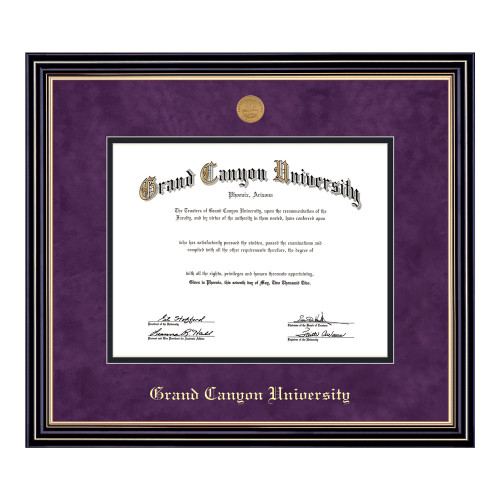 GCU Purple Diploma Frame - Doctorate