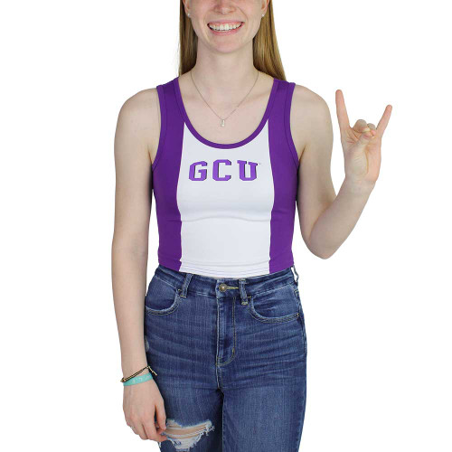ZooZatz Women's Purple and White GCU Tank