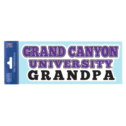 Grand Canyon University Grandpa Decal