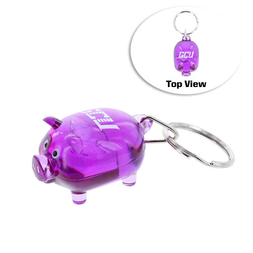 Neil Purple GCU Piggy Keychain