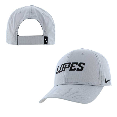 Nike Dri-FIT Gray Lopes Velcro Strapback Hat