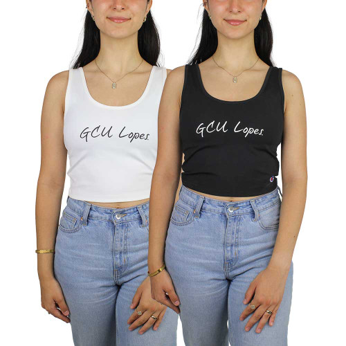 Champion Women's GCU Lopes Script Cropped Tank