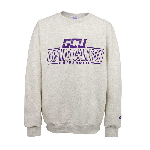 Champion Youth Oatmeal GCU Grand Canyon University Crew