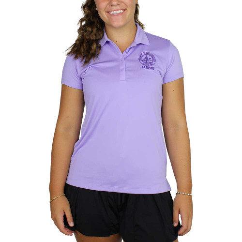 Columbia Women's Lavender GCU Seal Alumni Polo