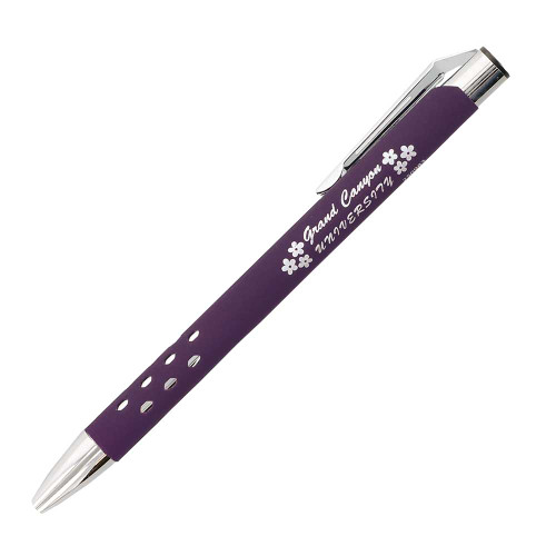 Purple Grand Canyon University Floral Pen