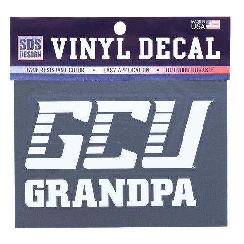 White GCU Grandpa Decal
