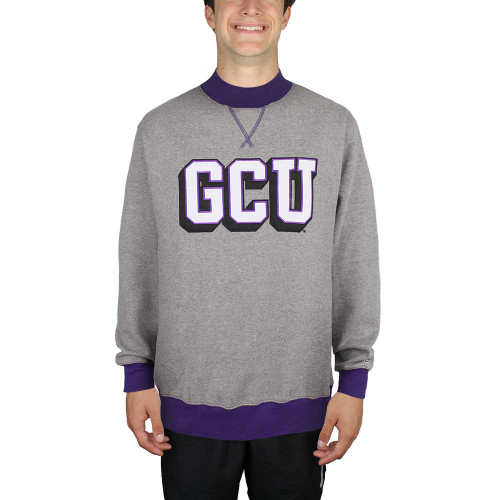 Blue 84 Men's Gray GCU ShadowTwill Crew