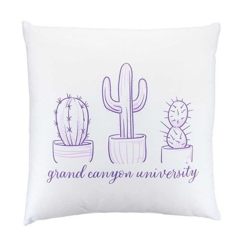 18" x 18" Neil White Grand Canyon University Cactus Pillow