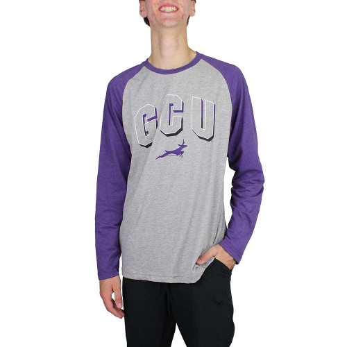 Colosseum Gray GCU Running Lope Long Sleeve Tee