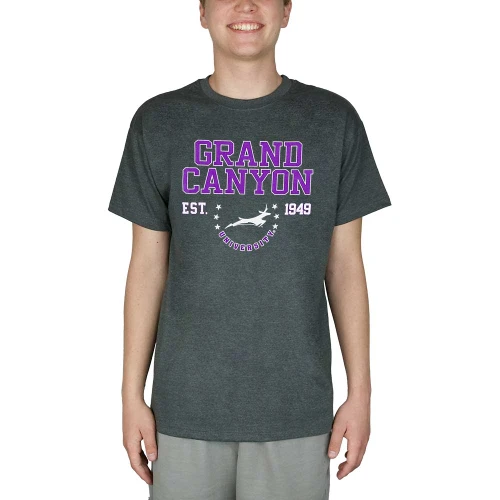 MV Sport Men's Gray Grand Canyon University Est. 1949 with Stars Tee