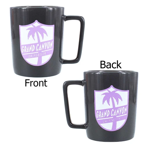 16 oz Gray Grand Canyon University Palm Tree Shield Mug