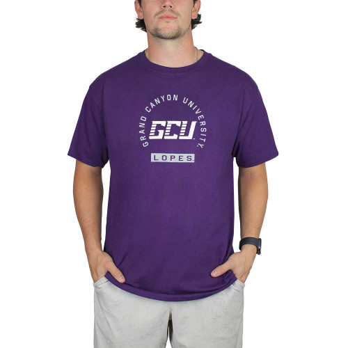 Champion Men's Purple Grand Canyon University GCU Lopes Tee