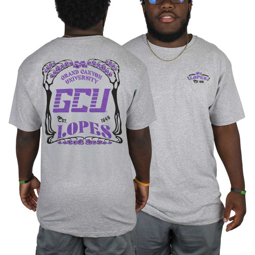 The Duck Company Men's Gray GCU Lopes Nouveau Bloom Tee