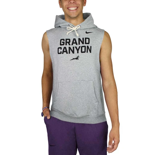 Nike Men's Gray Grand Canyon Sleeveless Hoodie