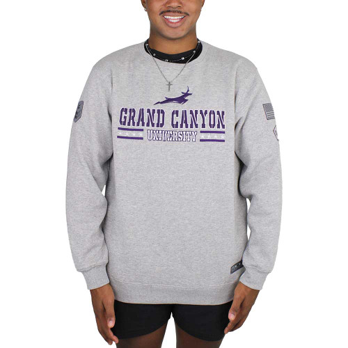 Colosseum Men's Gray Grand Canyon University OHT Crew