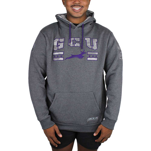 Colosseum Men's Gray GCU Running Lope OHT Hoodie