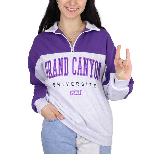 Zoozatz Women's Grand Canyon University GCU 1/4 Zip