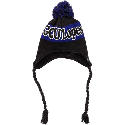 Zephyr Purple and Black GCU Lopes Beanie