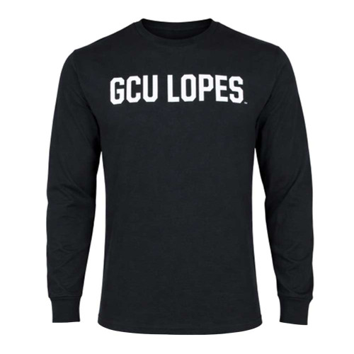 Lope-Priced Essentials Black GCU Lopes Long Sleeve Tee