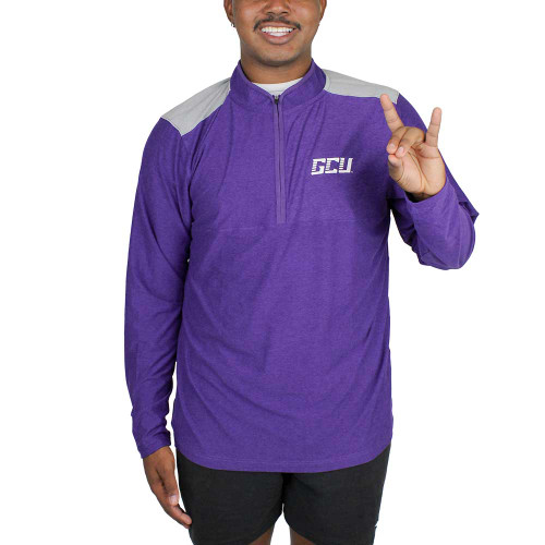 Colosseum Men's Purple GCU 1/4 Zip Jacket