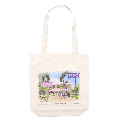 GCU Center Promenade Art Print by Clint Sullivan Tote Bag