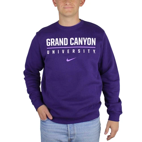 Nike Men's Purple Grand Canyon University Crew