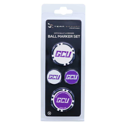 Wincraft Purple and White GCU Ball Marker Set