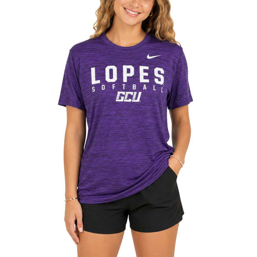 Nike Purple Dri-Fit Lopes Softball Tee