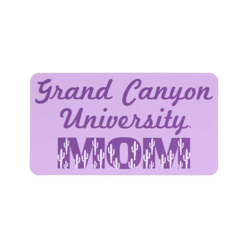 Lavender Grand Canyon University Mom Cactus Sticker