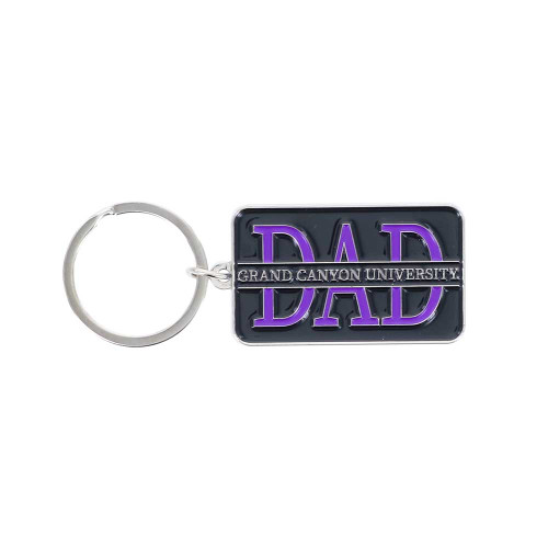 Black Grand Canyon University Dad Keychain