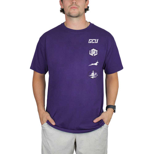 Champion Men's Purple Pictogram GCU Tee