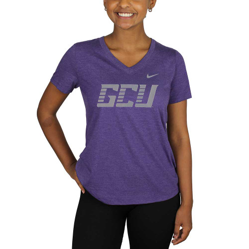 Nike Women's Purple GCU V-Neck Tee