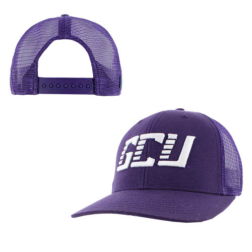 Legacy Purple GCU Mesh Snapback Hat