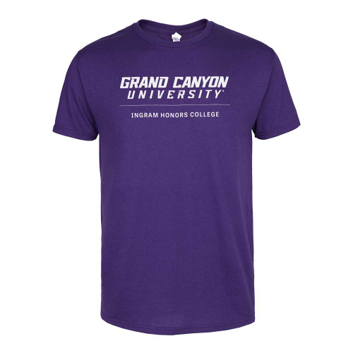 Jerzees Purple Grand Canyon University Ingram Honors College Tee