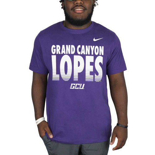 Nike Men's Purple Grand Canyon Lopes Gradient Lines Tee